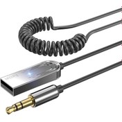 Resim m.tk moveteck M93 Wireless Bluetooth Araç Kiti Hifi Stereo Ses Alıcısı Usb To Aux 3.5mm Jack Adaptörü Bluetooth 5 