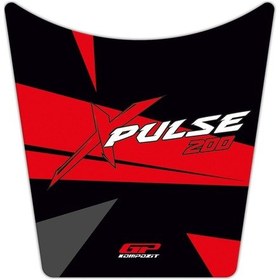 Resim GP Kompozit Hero X-Pulse 200 2020-2024 Uyumlu Tank Pad Kırmızı 