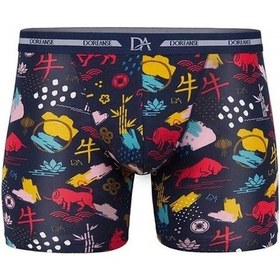 Resim Doreanse Erkek Memox Baskılı Modal Normal Paça Renkli Boxer 1849 (458906912) 