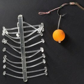 Resim 120 Şeffaf Avrupa Tarzı Çok Çatal Tasarımlı Kırmızı Halkalı Küre Balık Ağırlığı - Sazan, Kefal ve Tuzlu Su Avı İçin Dayanıklı Plastik Balıkçılık Aksesuarları, Çok Amaçlı Yapı, Açık Renkli Malzeme, Çok Yönlü Balıkçılık Ekipmanı 