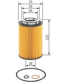 Resim BOSCH F026407158 Yağ Filtresi 
