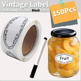 Resim 1 Rulo 150 Etiket İçecek, Meyve ve Sebze Buzdolabı ve Dondurucu Depolama Yöneticisi Etiketleri Gıda Güvenliği Tarih İndeks Etiketleri 2.54*5.71cm Mutfak Mevsimlik Gıda Depolama Etiketleri için Uygun 