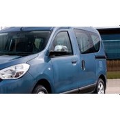 Resim Dacia Dokker Krom Ayna Kapağı 2 Parça Paslanmaz Çelik 