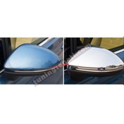 Resim Vw Touran 2009 Sonrası Ayna Kapağı Metal Paslanmaz Çelik Krom 