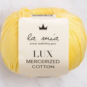 Resim La Mia Lux Mercerized Cotton Sarı El Örgü İpi - 177 - 33753 