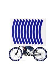 Resim Xiyyadms Çocuk Denge Arabası Işıma Yansıtan Pvc Bandlar - Koyu Mavi 10 Adet Kırmızı 