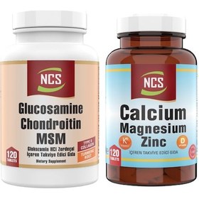 Resim Ncs Glucosamine Chondroitin Msm 120 Tablet + Ncs Kalsiyum 120 Tablet 