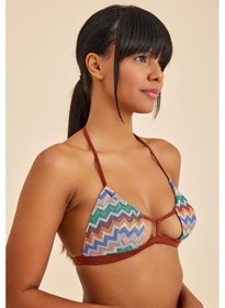 Resim Amarelle Hawaii Mocha Balensiz Üçgen Bralet Bikini Üst Kahverengi 