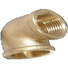 Resim Pirinç Sarı Dirsek 1/2'' 