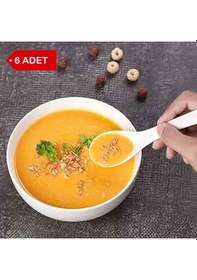 Resim 6 Adet - 12cm Melamin Çorba Kasesi, Cacık, Meze, Komposta, Otelle 