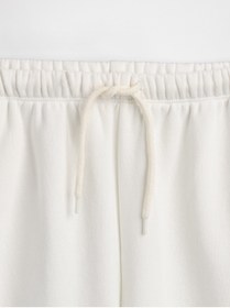 Resim GAP Kız Çocuk Beyaz VintageSoft Relaxed Jogger Eşofman Altı 