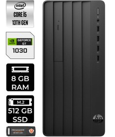 Resim HP PRO TOWER 290 G9 E8T2W9ES502 i5 13500 8GB RAM 512GB SSD GT1030 4GB W11H MASAÜSTÜ BİLGİSAYAR 