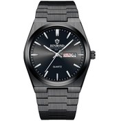 Resim Sones Yazole 279 İş Günlük Analog Kuvars Çift Saati Beyaz Tepsi Siyah Kemer Küçük 