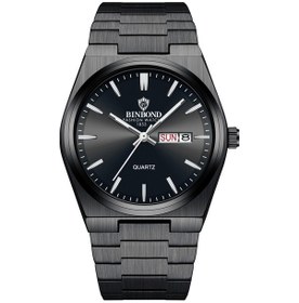 Resim Sones Yazole 279 İş Günlük Analog Kuvars Çift Saati Beyaz Tepsi Siyah Kemer Küçük 