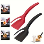 Resim 1 adet Çok Yönlü Naylon Mutfak Spatulası - Yumurta, Pancake, Biftek ve Balık için İdeal | Mükemmel Yırtma İçin Kolay Flip Tasarımı | Noel, Paskalya, Şükran Günü için Mükemmel | Ev Kullanımı için Dayanıklı Pişirme Aracı, Mutfak Spatulası 