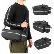 Resim Maoyaya Tur Siyah Matara Litre Hazneli Çantası Bisiklet Bagaj 6 Lj Siyah 