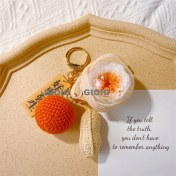 Resim Silver1 Gıoıo Yeni Ipek Eşarp Anahtarlık Kişiselleştirilmiş Inci Papyon Çanta Çekicilik Dokuma Anahtarlık (Yurt Dışından) 