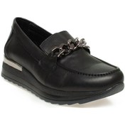 Resim Mammamia D24ya-3075z Dolgu Topuk Siyah Kadın Ayakkabı Siyah 