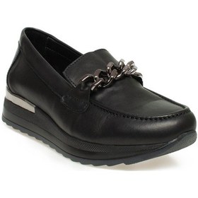 Resim Mammamia D24ya-3075z Dolgu Topuk Siyah Kadın Ayakkabı Siyah 