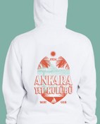 Resim Ankara Yat Kulübü Oversize Unisex Kapüşonlu Sweatshirt 