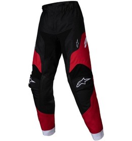 Resim Alpinestars Kid Racer Veil Çocuk Off-road Pantolonu Siyah Kırmızı 