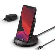 Resim Belkin BoostCharge 15W Kablosuz Şarj Standı (Qi Şarj Standı) - Siyah Outlet 