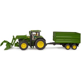 Resim NW NessiWorld John Deere 7R 350 Kepçeli Traktör Ve Römork BR03155 