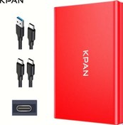 Resim Challenger Kpan Taşınabilir Usb 3.0 Harici Disk 320gb Yüksek Hızlı Tip C Kırmızı 