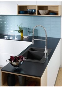 Resim Hansgrohe S51 S510-f635 Ankastre Evıye 180/450 Grafıt Sıyah 43315170 