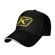 Resim Erkekler için Klim Ayarlanabilir Snapback Beyzbol Şapkası - Cesur Sarı Klim Logolu, PVC Kaplama, Yumuşak Polyester, Golf, Balıkçılık, Dış Mekan Sporları & Günlük Kullanım İçin Nefes Alabilen Tasarım, Başlık 
