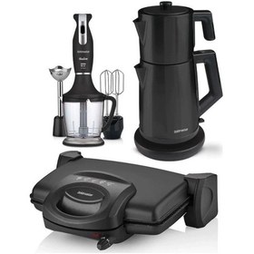 Resim Goldmaster GM-7728 Elvan 3'lü Elektrikli Çeyiz Seti 