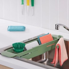 Resim Bulaşık kabı, yeşil, uzatılabilir 