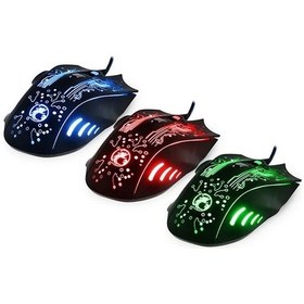 Resim Globalbloom Mouse X9 Gaming Mouse Usb Optik 5500 Dpi 6 Butonlu Kabloylu Oyuncu Bilgisayar Faresi 7 Led Mouse-x9 