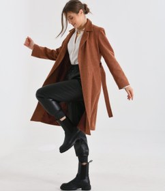 Resim Tangül&Ali'S Moda Evi Kaşe Tarçın Kaban 
