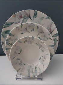 Resim Kütahya Porselen Ent Otel Nanopearl 24 Parça 883519 Dekor Yemek T 