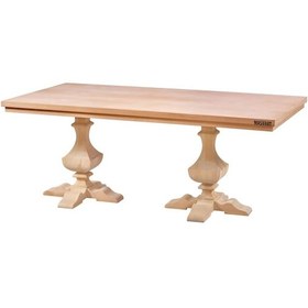 Resim Masifart Carme 200 Lük Kesme Dikdörtgen Masa Cilasız Ham Ham 