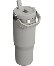 Resim Stanley 10-09993-537 The Iceflow Flip Straw Pipetli Termos Bardak 0,89 Lt Gri 