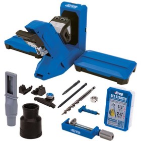 Resim kreg Pocket-hole Jig 720pro Ahşap Açılı Delme Seti 