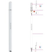 Resim MobaxAksesuar Dokunmatik Tablet Telefon Kalemi +1 Yedek Uç Renk Geçişli Passive Stylus Bilgisayar Kalem 