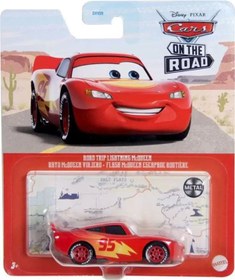 Resim Disney Pixar 3 Road Trip Lightning Mcqueen Rayo Mcqueen Viajero 1/55 