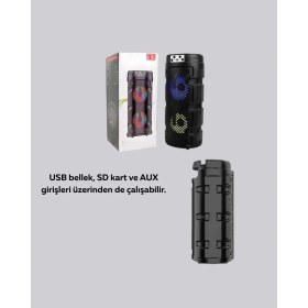 Resim Güçlü Bass ve Net Tiz Özellikli Kablosuz Hoparlör 