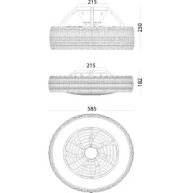 Resim Orbus Vl7 Uzaktan Kumandalı Tavan Vantilatörü 