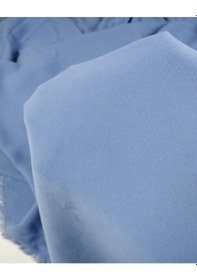 Resim Mavi Renkte Krep Kumaş En 140 Cm X Boy 100 Cm -9572 Mavi 