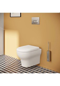 Resim VitrA Zentrum Round Smoothflush 7786l003-0090 Asma Klozet 52 Cm 