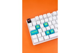 Resim Makerpax Valorant Harbor Keycaps, Q-E-X-C Mekanik Klavye Tuşu 
