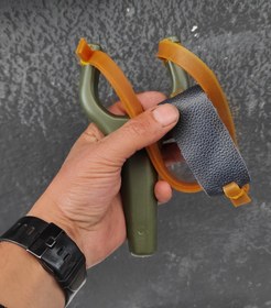 Resim Türk Hunter Kuş lastiği Sapan - Orta Büyük boy 