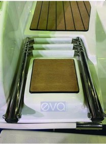 Resim Teleskopik Marin Tekne Merdiven Paslanmaz 3 Basamaklı 85 CM 