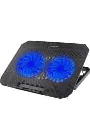 Resim Urfakent Çift Fanlı Sessiz Laptop Soğutucu 17 Inç Uyumlu Yükseltici Stand 