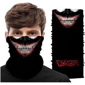 Resim Chaoduo Shop 040466 Zehir Tarzı 3D Punisher Boyun Körüğü Bisiklet Bandana Tübüler Eşarp Venom Scaldacollo Motosiklet Yüz Maskesi Cuello Buff Biker Yarım Maske Ordu Erkekler (Yurt Dışından) 
