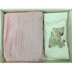 Resim Gelin Home Kuzu Desen Triko Battaniyeli Bebek Nevresim Takımı 